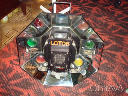 професійне світло фірми LOTOS DISCO. повністю в робочому стані, з лампами, актив. . фото 1