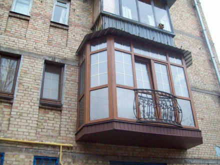 Балконы. Расширение опорной плиты (демонтаж старой).Металлоконструкция под стекл. . фото 2