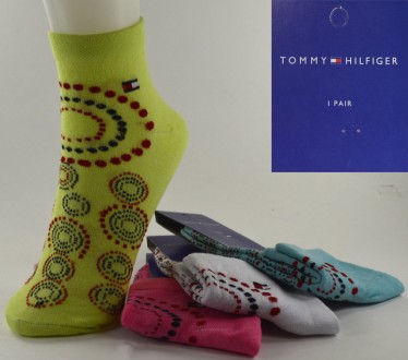Фирменные носки Tommy Hilfiger. Сделано в Турции. Состав 95% хлопок, 5% лайкра. . . фото 4