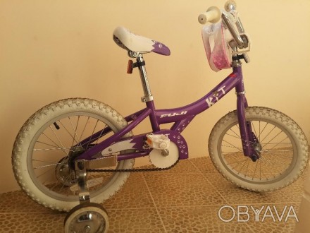 Велосипед для девочки фирма FUJI, бу, состояние очень хорошее. Метал, повреждени. . фото 1