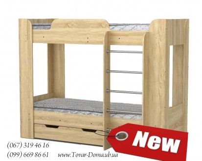 Двухъярусная кровать Твикс подойдет Вас если нужна практичная детская мебель. В . . фото 4