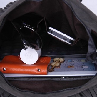 Тип сумочки: сумки на ремне (satchel, hobo)
Материал подкладки: лён
Главный ма. . фото 5