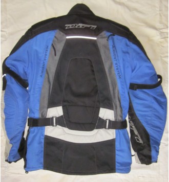 Продам синюю мотоциклетную куртку Difi (body guard ce protection), почти новую, . . фото 3