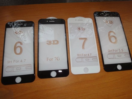 Защитное стекло премиум класса айфон iPhone 5/6/6s/6Plus/7/7Plus 3D 4D
Высокока. . фото 2