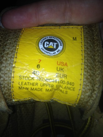 Ботинки Cat Caterpillar , кат , Катерпиллар. Состояние отличное. Размер 40. Очен. . фото 6