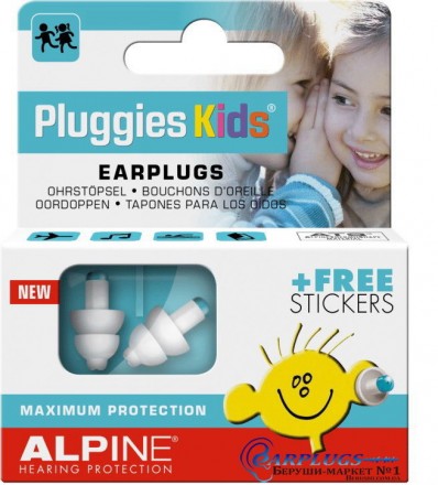 Беруши для детей Alpine Kids Pluggies разработаны специально для детей в возраст. . фото 6