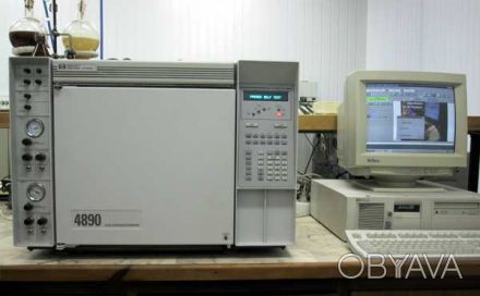 Газовый хроматограф HP 4890A Hewlett Packard (США) колонки, генератор водорода к. . фото 1