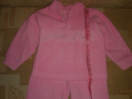 Пижама теплая на девочку 3-4 лет.Одна розовая другая желтая,каждая по 90 грн.. . фото 3