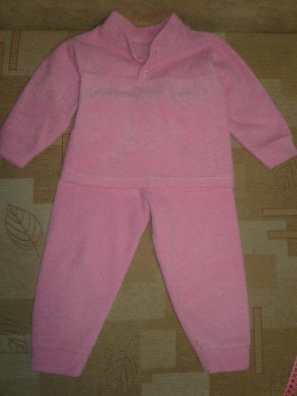 Пижама теплая на девочку 3-4 лет.Одна розовая другая желтая,каждая по 90 грн.. . фото 2
