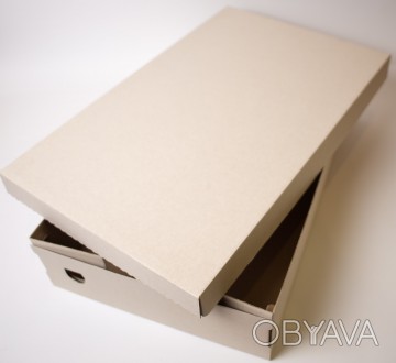 Коробка з гофрокартону профілю "Е". Товщина профілю 2 мм. Коробка складається з . . фото 1
