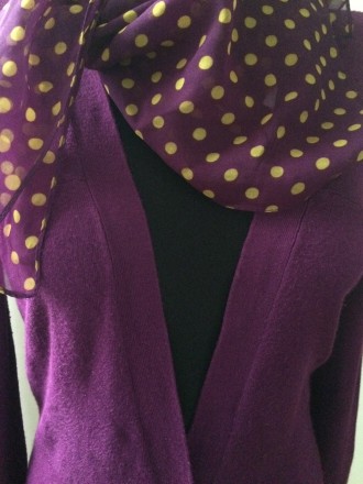 Фірмовий фіолетовий светр-кардиган Atmosphere 36p. В прекрасному стані, не ската. . фото 4