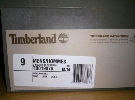 Продам Тимберы (оригинал), новые. Покупались в США на сайте Timberland. Не подош. . фото 3