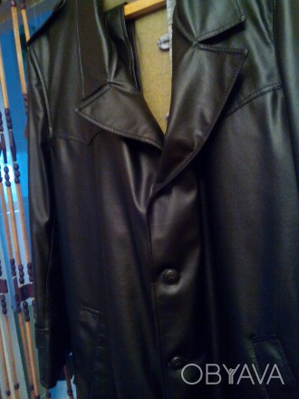 новое красиво смотрится длина куртки108см в плечах52размер.можно 
 почтой.. . фото 1