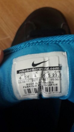 Фирменые кроссовки Nike.Оригинал.Состояние хорошее.Размер 36.5,длина стельки 24.. . фото 6