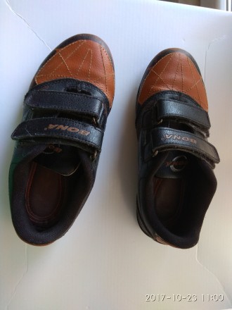 Кроссовки фирмы bona, очень качественные,кожаные, липучки в отличном состоянии,и. . фото 5