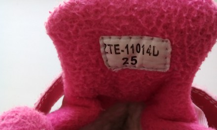 Размер 25
Стелька (см) 15.5
Цвет Розовый
 Термоботинки в хорошем состоянии, н. . фото 8