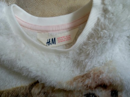 домашний свитерок H&M девочке на 2-4 года рост 98-104см,в отличном состоянии,сос. . фото 4