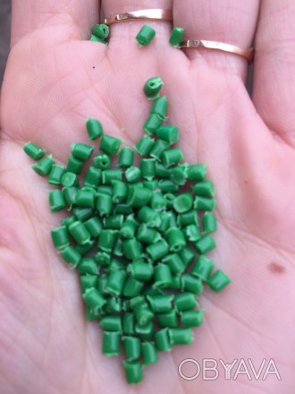 Продам гранулу полиэтилена низкого давления (ПЭнд) зеленого цвета. Материал высо. . фото 1