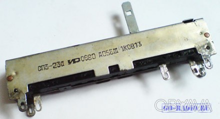 Резисторы переменные/подстроечные СП3-23А 0,25Вт (ползунковые) новые, с хранения. . фото 1