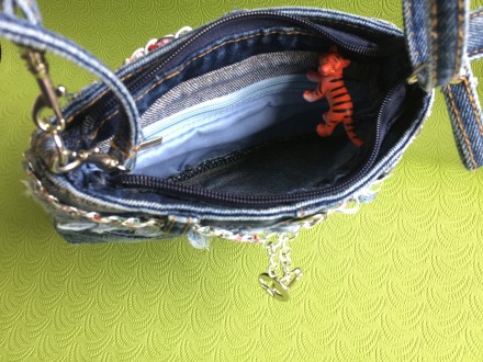 Джинсовая новая сумочка юбка для модницы  
Детская сумочка из плотной джинсовой. . фото 8