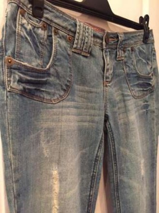 Классные джинсы, хороший цвет, на высокую девушку, женщину, или убрать длину, ил. . фото 7