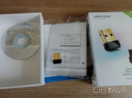 TL-WN725N — беспроводной Нано USB-адаптер серии N, скорость до 150 Мбит/с позвол. . фото 1