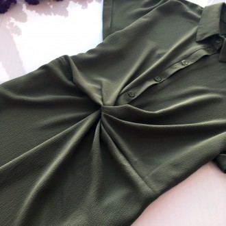 При оплате в течении часа скидка 5%

Крутое платье рубашка оливкового цвета At. . фото 5