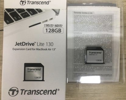 Transcend 128GB JetDrive Lite 130 Storage Expansion Card for 13-Inch MacBook Air. . фото 4
