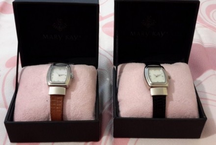 Продам новые часы Mary Kay с перламутровым циферблатом и двухсторонним ремешком . . фото 5