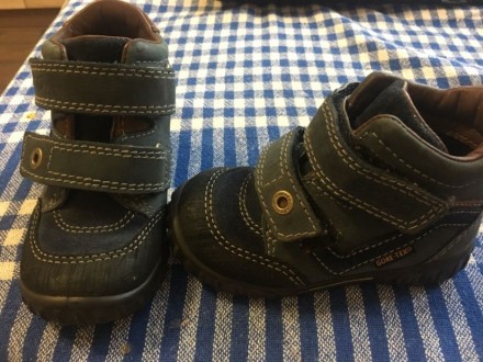 Продам детские осенние ботинки Ecco 21 рр. В абсолютно идеальном состоянии, кожа. . фото 5