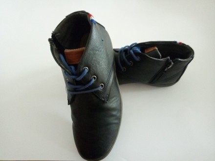 Осенние ботиночки для мальчика 34 размер. Производитель Польша. длина стельки 22. . фото 4