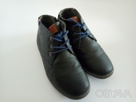 Осенние ботиночки для мальчика 34 размер. Производитель Польша. длина стельки 22. . фото 1