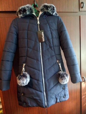 Продаю нову теплу зимову куртку (холлофайбер), 46 розмір. Можу віддати при зустр. . фото 2