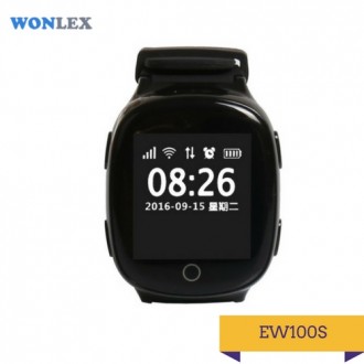 Smart Baby Watch EW100S (D99S) c GPS. Детские умные часы телефон Юниор с пульсом. . фото 4