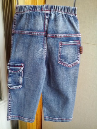 Продам новый модный джинсовый костюм троечка на мальчика 1,5-2 лет. Реглан+джинс. . фото 7