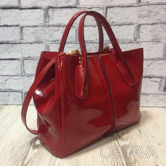 Элегантная и оригинальная женская сумка "ФОРТА", выполненная из натуральной кожи. . фото 1