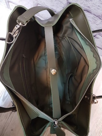 Элегантная и утонченная классическая сумка "СОЛО", выполненная из натуральной ко. . фото 5