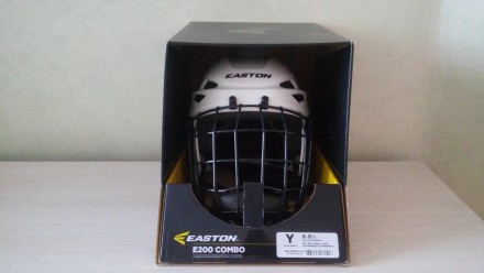 Новий шолом хокейний з решіткою Easton E200 Youth, білий
Розмір XS (48-52 см)
. . фото 3