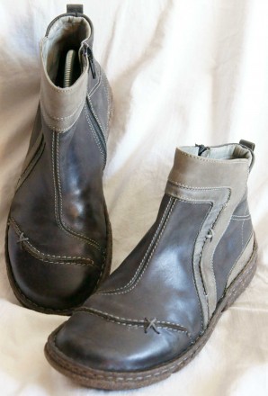 Ботинки Josef Seibel (Германия), демисезонные, из натуральной, мягкой кожи хорош. . фото 3