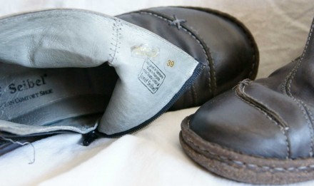 Ботинки Josef Seibel (Германия), демисезонные, из натуральной, мягкой кожи хорош. . фото 9