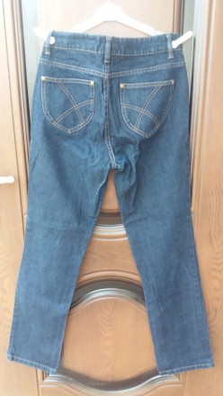 Прямые синие джинсы на каждый день. 100% коттон.
Размер - 36/38
Замеры:
Длина. . фото 4