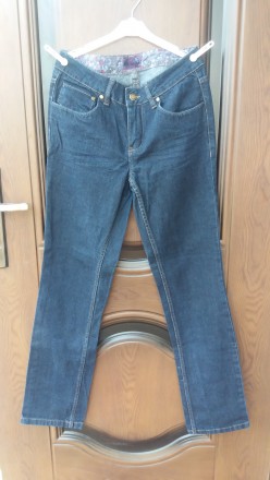 Прямые синие джинсы на каждый день. 100% коттон.
Размер - 36/38
Замеры:
Длина. . фото 2