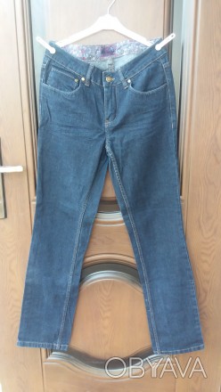 Прямые синие джинсы на каждый день. 100% коттон.
Размер - 36/38
Замеры:
Длина. . фото 1