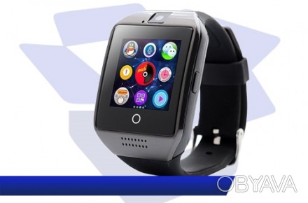 Стильные Bluetooth-часы Smart Watch Q18, имеющие довольно впечатляющий функциона. . фото 1