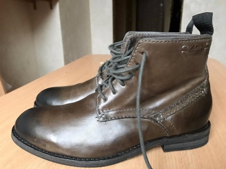 Продам шкіряні демісезонні чоловічі черевики англійського взуттєвого бренду Clar. . фото 3