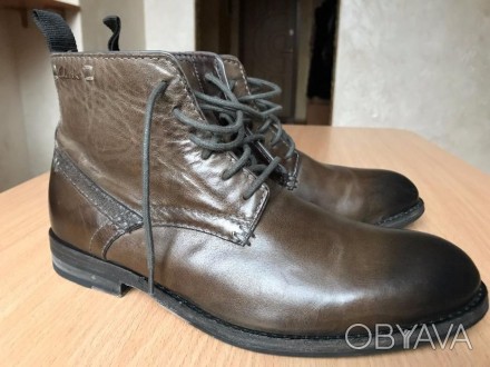 Продам шкіряні демісезонні чоловічі черевики англійського взуттєвого бренду Clar. . фото 1