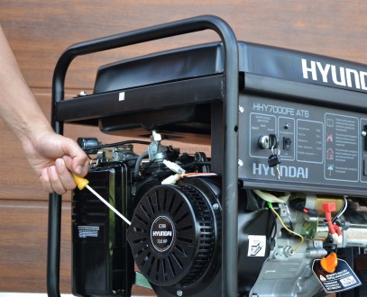 Бензиновые генераторы HYUNDAI серии HHY это незаменимый источник резервного пита. . фото 5
