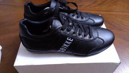Туфли мужские спортивные кожаные 43 р-р. Брендовые.  (длинна по стельке- 28 см).. . фото 3