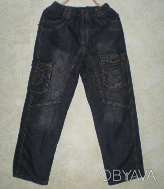 Продаются теплые джинсы на флисе на мальчика
Размеры:
По талии - 30 см
По бед. . фото 1
