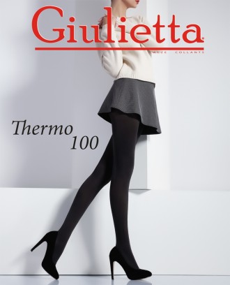 Теплые осенне-зимние колготки из плотной микрофибры 3D Giulietta Thermo плотност. . фото 2